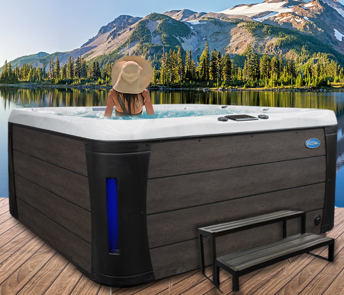 Calspas hot tub being used in a family setting - hot tubs spas for sale Rohnert Park